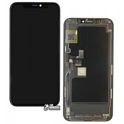 Дисплей iPhone 11 Pro, черный, с тачскрином, с рамкой, (OLED), High Copy, GX OEM hard Дисплей iPhone 11 Pro, черный, с тачскрином, с рамкой, (OLED), High Copy, GX OEM hard