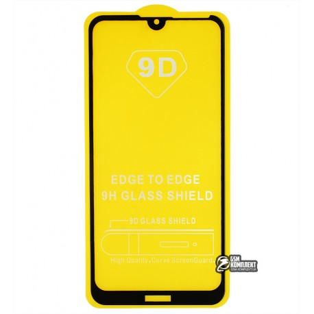 Защитное стекло для Nokia 7.2, 2.5D, 9H, Full Glue, черное