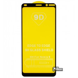Защитное стекло для Nokia 9 Dual Sim, 2.5D, Full Glue, черное