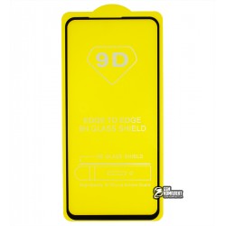 Захисне скло для Vivo Y1S, 2.5D, Full Glue, чорне