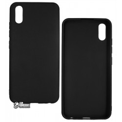 Чехол для Vivo Y91c, Joy, силиконовый, матовый, черный