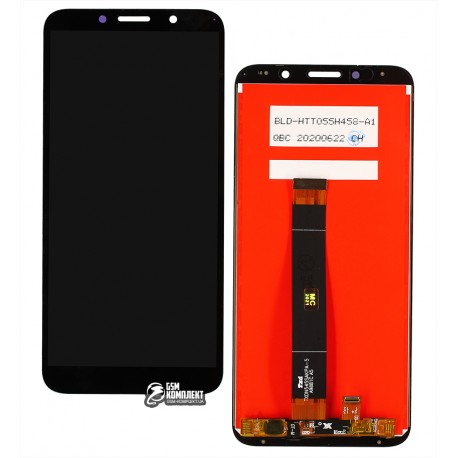 Дисплей Huawei Honor 9S, Y5p, чорний, з тачскріном, Original PRC