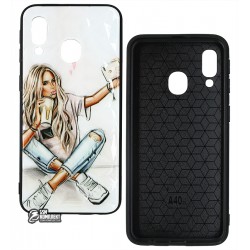 Чохол для Samsung A405 Galaxy A40 (2019), Ladies Selfie Prism, пластик-силікон Чохол для Samsung A405 Galaxy A40 (2019), Ladies Selfie Prism, пластик-силікон