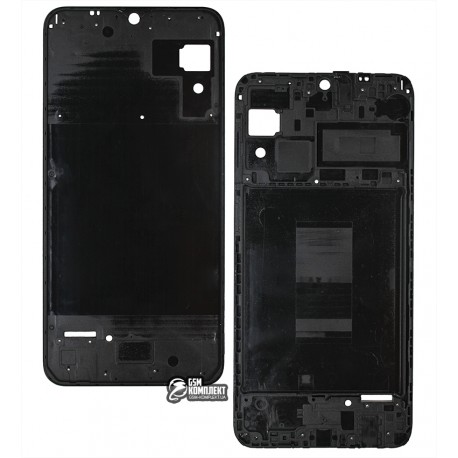 Рамка крепления дисплея для Samsung M105 Galaxy M10, M105F/DS Galaxy M10, копия, черный, пластик