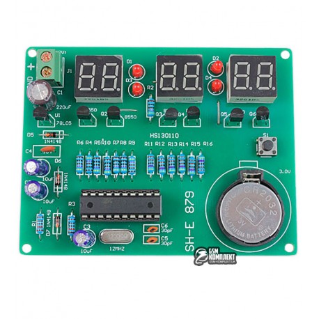 DIY конструктор N137 годинник електронні 6 розрядів SH-E 879