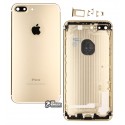 Корпус для iPhone 7 Plus, золотистий