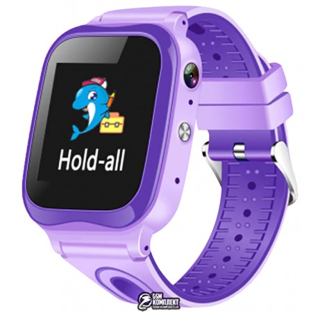 Детские Smart часы Baby Watch V88 с GPS трекером, waterproof violet