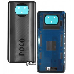 Задняя панель корпуса для Xiaomi Poco X3, серый
