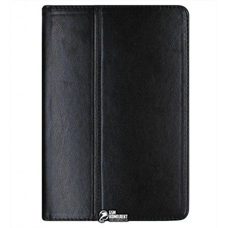 Чехол книжка, универсальная, для планшета 7" с резинками, черный