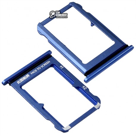 Держатель SIM-карты Xiaomi Mi 9 (M1902F1G), синий