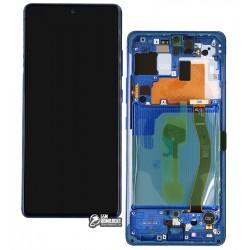Дисплей для Samsung G770 Galaxy S10 Lite, синий, с сенсорным экраном, с рамкой, Original, сервисная упаковка, #GH82-21672C Дисплей для Samsung G770 Galaxy S10 Lite, синий, с сенсорным экраном, с рамкой, Original, сервисная упаковка, #GH82-21672C