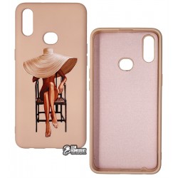Чохол для Samsung A107 Galaxy A10s, ART Lady with Hat, силіконовий Чохол для Samsung A107 Galaxy A10s, ART Lady with Hat, силіконовий