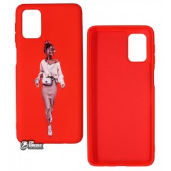 Чохол для Samsung M317 Galaxy M31s, ART Lady red, силіконовий Чохол для Samsung M317 Galaxy M31s, ART Lady red, силіконовий