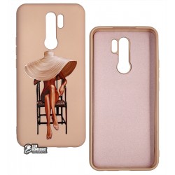 Чехол для Xiaomi Redmi 9, ART Lady with Hat, силиконовый Чехол для Xiaomi Redmi 9, ART Lady with Hat, силиконовый
