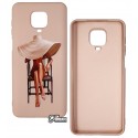 Чохол для Xiaomi Redmi Note 9S, Redmi Note 9 Pro, Redmi Note 9 Pro Max, ART Lady with Hat, силіконовий