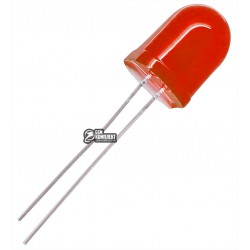 Светодиод 10мм красный, диффузный Светодиод 10мм красный, диффузный