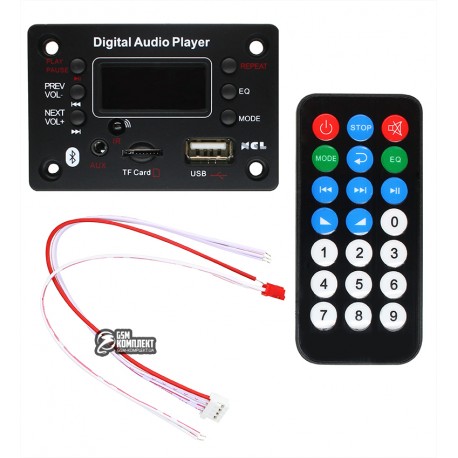 MP3 модуль G-016 з пультом дистанційного керування, Bluetooth і кольоровим дисплеєм