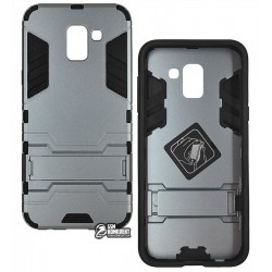 Чехол для Samsung J600F Galaxy J6 2018, Protective, пластиковый, черный