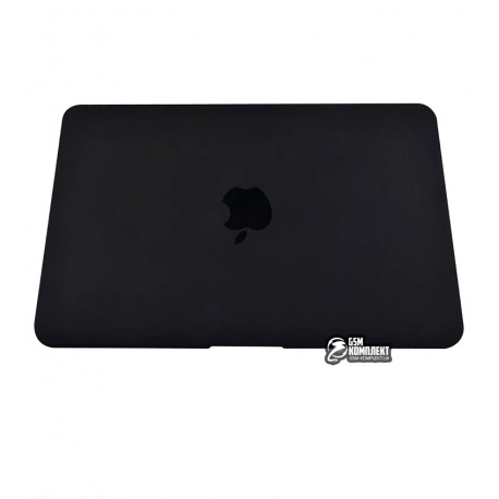 Чехол для MacBook Air 13`(2018/2019/2020) (A1932/A2179) Crystal Case with Logo, матовый, черный