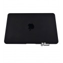 Чохол для MacBook Air 13 (2018/2019/2020) (A1932 / A2179) Crystal Case with Logo, матовий, чорний