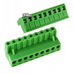 Клеммник 2EDGK-5.08-9P 9-контактный, розетка угловая, 300V 15А