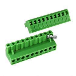 Клеммник 2EDGK-5.08-10P 10-контактный, розетка угловая, 300V 15А