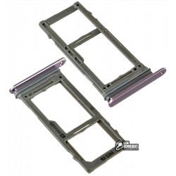 Тримач SIM-карти для Samsung N960 Galaxy Note 9, фіолетовий колір, lavender Purple, single SIM