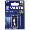 Батарейка VARTA Energy 6LR61 Alkaline, лужна, крона, 1 штука