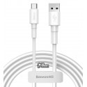 Кабель Type-C - USB, Baseus Mini, 1метр, 3A, (CATSW-02) білий