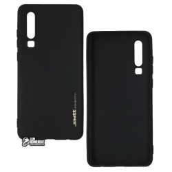 Чехол для Huawei P30, Smitt, силиконовый, черный