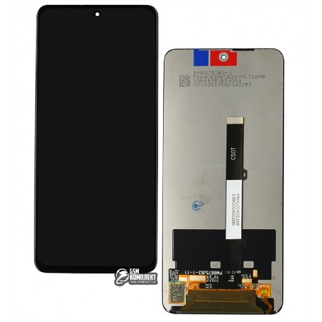 Дисплей Xiaomi Poco X3, Mi 10T Lite, чорний, з тачскріном, High Copy