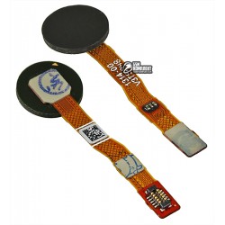 Шлейф Xiaomi Redmi Note 8 Pro, сканера отпечатка пальца (Touch ID), черный