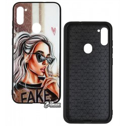 Чохол для Samsung A115, M115 Galaxy A11, M11 (2020), Ladies Fake Prism, пластик-силікон Чохол для Samsung A115, M115 Galaxy A11, M11 (2020), Ladies Fake Prism, пластик-силікон