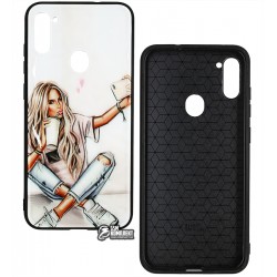 Чехол для Samsung A115, M115 Galaxy A11, M11 (2020), Ladies Ladies Prism, пластик-силикон