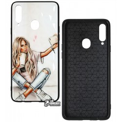Чохол для Samsung A207 Galaxy A20s (2020), Ladies Selfie Prism, пластик-силікон Чохол для Samsung A207 Galaxy A20s (2020), Ladies Selfie Prism, пластик-силікон