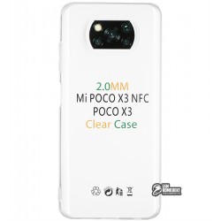 Чохол для Xiaomi Poco X3, Virgin Silicone, силіконовий, прозорий