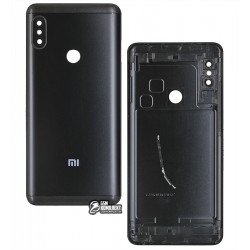 Задня кришка батареї Xiaomi Redmi Note 5, чорна, High Copy