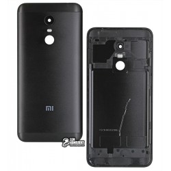 Задняя панель корпуса Xiaomi Redmi 5 Plus, черная, High Copy