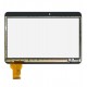 Тачскрин для планшета 10.1", 50 pin, с маркировкой MJK-0331-V1 FPC, для China-Samsung, размер 240*162 мм, черный