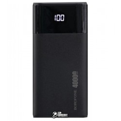 Power bank Borofone DBT01 PD 40000 mAh (4xUSB, Type-C, Lightning), чорний