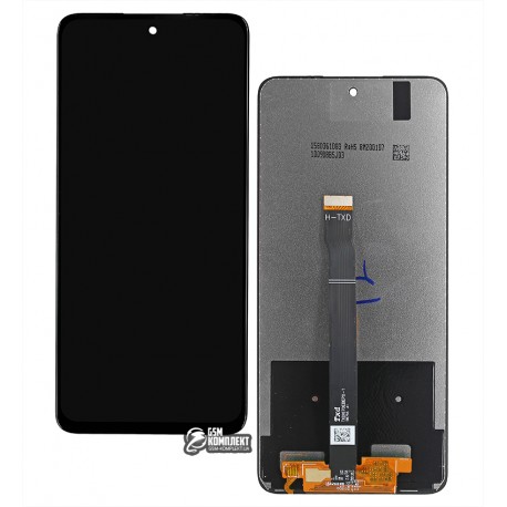 Дисплей для Huawei P Smart (2021), черный, с тачскрином, High Copy