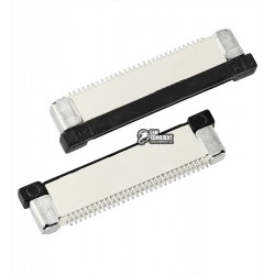 Роз'єм FPC / FFC, крок 0,5 мм, 30 pin, горизонтальний Роз'єм FPC / FFC, крок 0,5 мм, 30 pin, горизонтальний