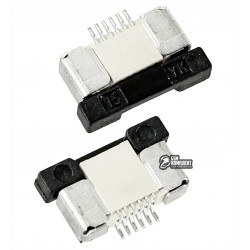 Роз'єм FPC / FFC, крок 0,5 мм, 6 pin, горизонтальний