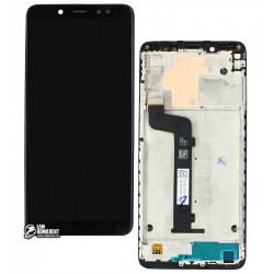 Дисплей Xiaomi Redmi Note 5, Redmi Note 5 Pro, чорний, з тачскріном, з рамкою, Original PRC