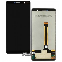 Дисплей для Nokia 7 Plus (TA-1046/TA-1055), черный, с сенсорным экраном (дисплейный модуль), High Copy Дисплей для Nokia 7 Plus (TA-1046/TA-1055), черный, с сенсорным экраном (дисплейный модуль), High Copy
