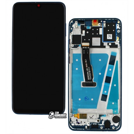 Дисплей Huawei P30 Lite, синий, с тачскрином, с рамкой, High Copy