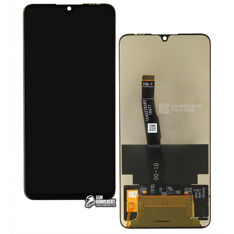 Дисплей Huawei Nova 4e, P30 Lite, чорний, з тачскріном, копія