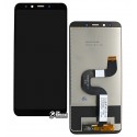 Дисплей Xiaomi Mi 6X, Mi A2, черный, с тачскрином, High quality, M1804D2SG, M1804D2SI