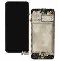Дисплей Samsung M215 Galaxy M21, черный, с тачскрином, с рамкой, оригинал, service pack box, (GH82-22509A/GH82-22836A)