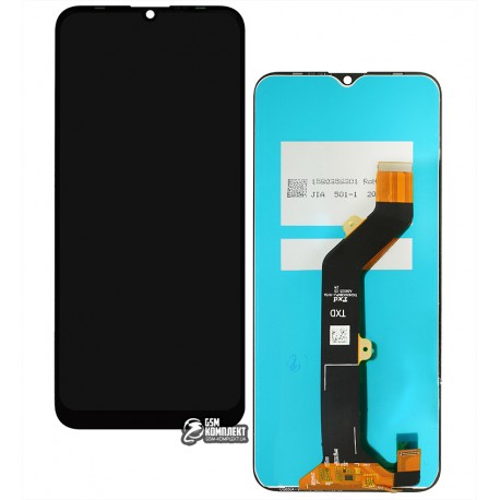 Дисплей Tecno Spark 6 Go, з сенсорним екраном (дисплейний модуль), чорний